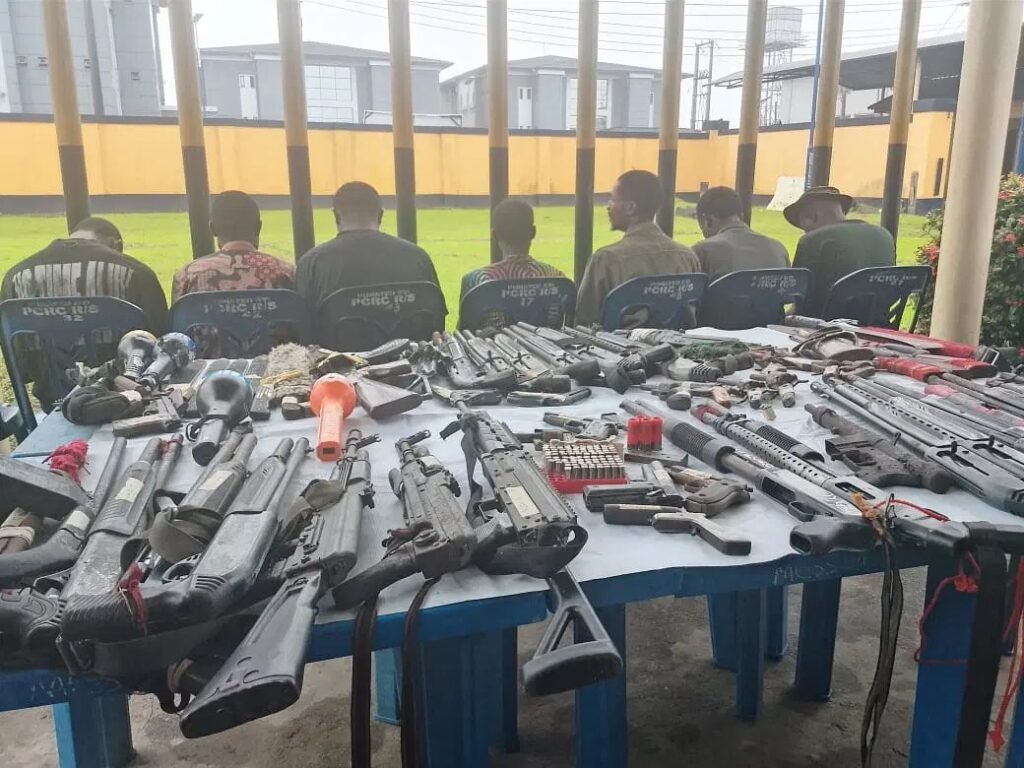 Rivers State Police Command arrests 18 suspects and recovers 47 firearms in major crackdown