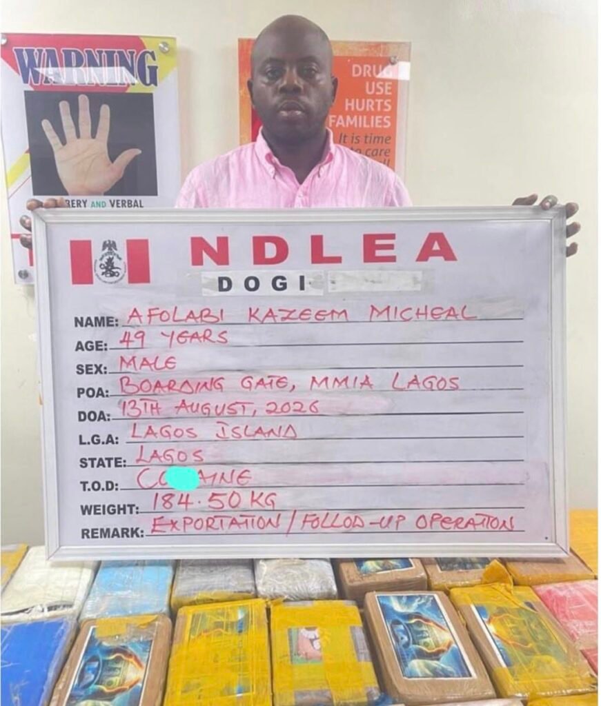 NDLEA arrests social media influencer ‘KC Luxury’ over N39bn cocaine cartel linked to